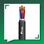 Alarm Cable 4core Braided with Shielded Outdoor 1.5mm 305m