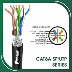 Cat6a sf utp 6axx6m PE Outdoor Cable Cat6a sf utp cable 6axx2b pe outdoor Cat6a sf utp cable 6axx5b pe outdoor