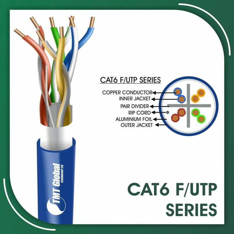 Cat6 f utp 6xxx2B PVC Cable 23 awg 4 pair 305m Cat 6 Grey Cable 23awg 4 twisted pair F-UTP 305m macbook pro,ethernet cable for tv box,ethernet cable is not properly plugged in,ethernet cable keeps disconnecting windows 10
