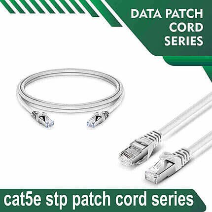 Cat5e stp 5X4SBWXX White Patch cord 24 awg Cat5e stp 5X4SMWXX White Patch cord 24 awg 0.06cm-100 meter