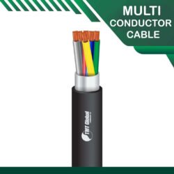 6 core Multi conductor cable PE shielded outdoor 16 to 24 awg 305m