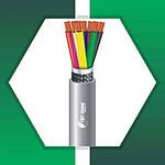 : 8 core control cable braid shielded PE outdoor 10 to 24 awg