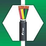 : 8 core control cable braid shielded PE outdoor 10 to 24 awg