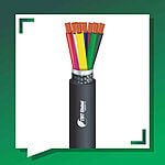 : 8 core control cable braid shielded PE outdoor 10 to 24 awg