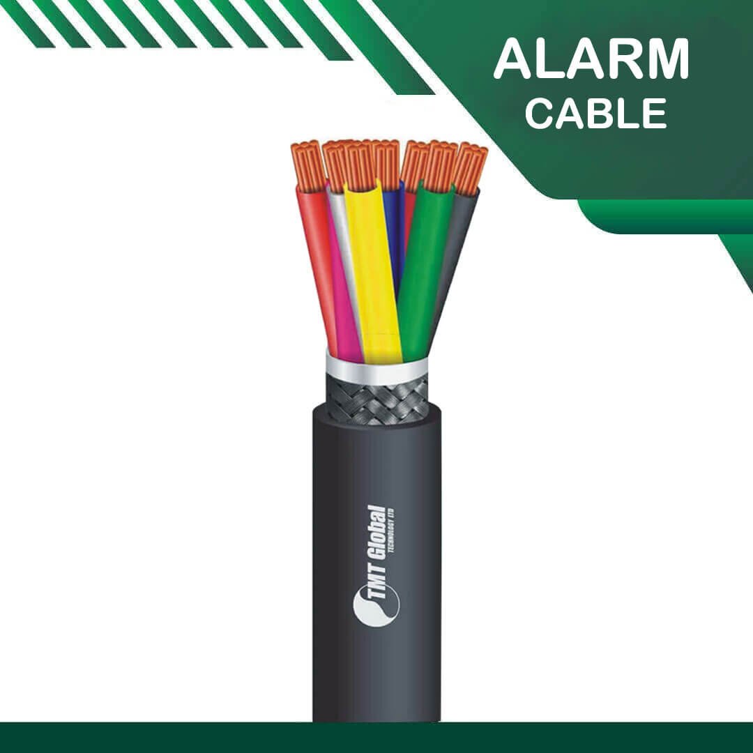 ALARM-CABLE-8-CORE-2 8 core Alarm cable braid shielded PE outdoor 16 to 24 awg 305m