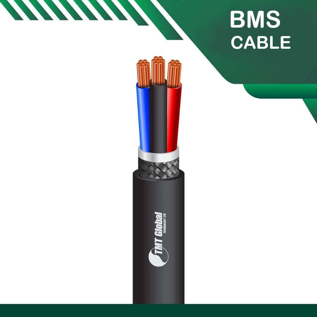 BMS-CABLE-3-CORE-6 3 core BMS cable braid shielded PE outdoor 16 to 24 awg 305m