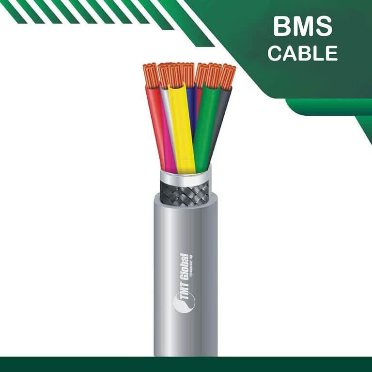 8 core BMS cable braid shielded 16 to 24 awg 305m
