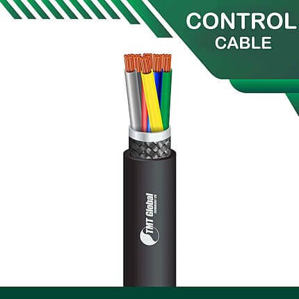 6 core control cable braid shielded PE outdoor 10 to 24 awg 305m