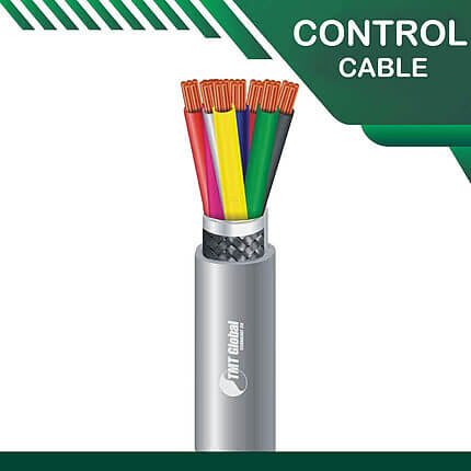 8 core control cable braid shielded pvc 10 to 24 awg 305m
