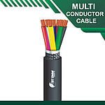 8 core Multi conductor cable PE braid shielded outdoor 16 to 24 awg 305m