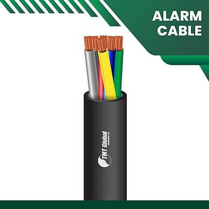 6 core Alarm cable outdoor 16 to 24 awg 305m