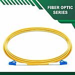 lc to lc upc simplex fiber patch cord lszh single mode 1-100 meter