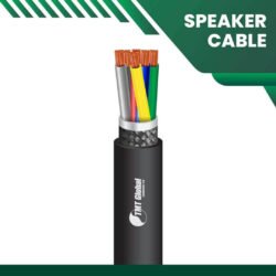 6 core Speaker cable braid shielded PE outdoor 10 to 20 awg 305m