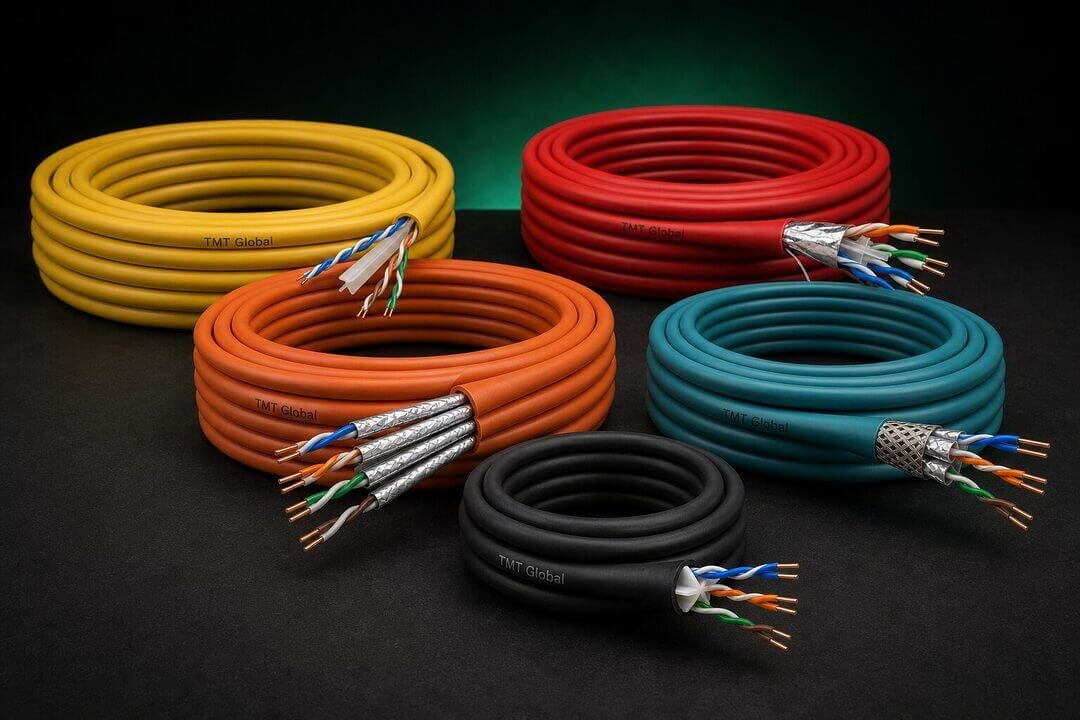 TMT Global CAT6 network cable range for structured cabling applications