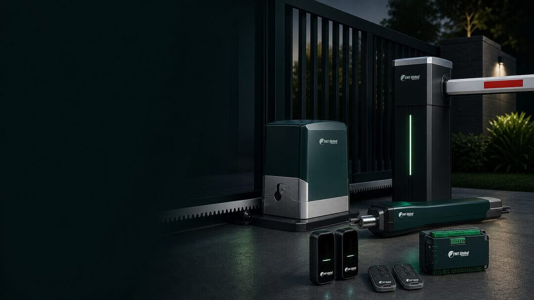 TMT Global gate automation controls detectors remote controls and safety accessories