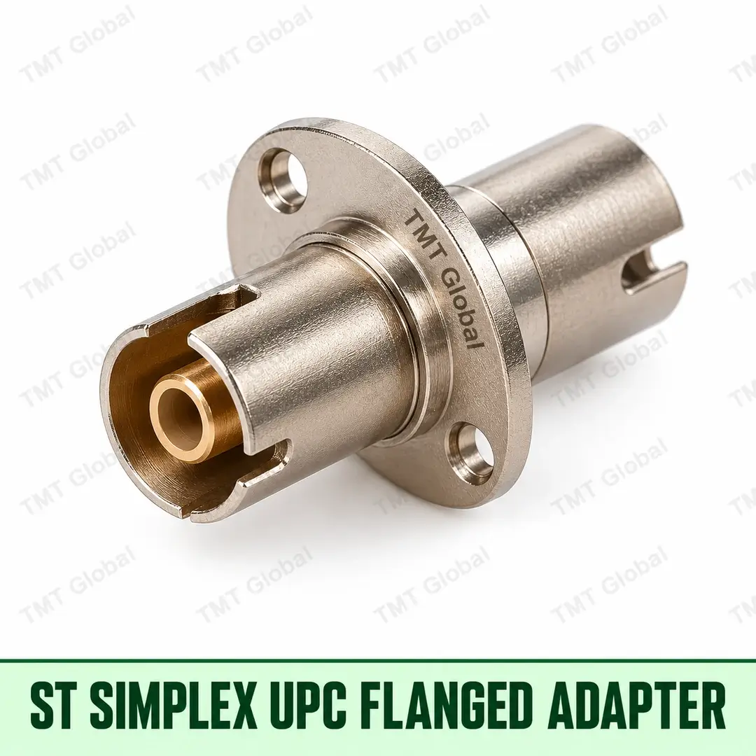 69147-ST-Simplex-UPC-Flanged-Adapter ST simplex UPC bronze sleeve flanged