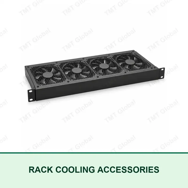 TMT Global four-fan 19-inch rack cooling tray accessory