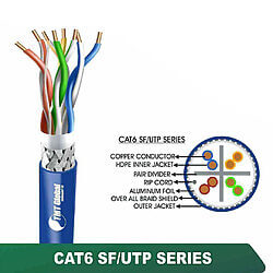 CAT6 SF/UTP PVC Network Cable 23 AWG 4 Pair 305 m – 6X732BPX Series