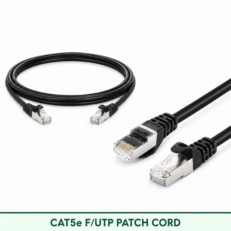 Cat5e F/UTP 5X4SMFOKXX Series | 24 AWG Outdoor Network Patch Cord
