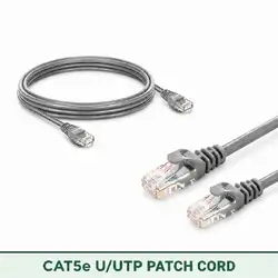 Cat5e U/UTP 5X4PMUOKXX Series | 24 AWG Outdoor Network Patch Cord grey color