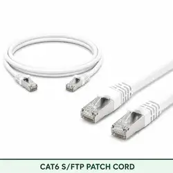 Cat6 S/FTP 6X3SMSLXXX Series | 23 AWG Network Patch Cord white color