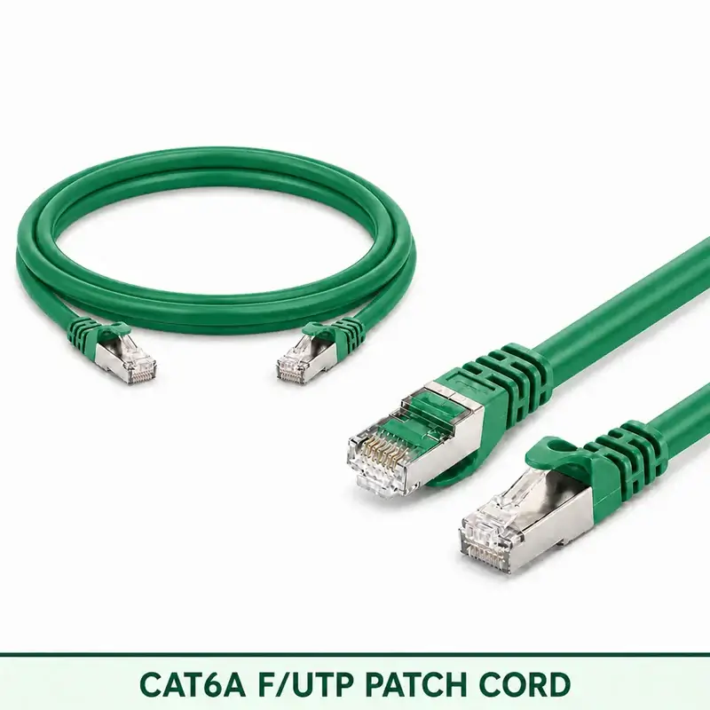 Cat6A F/UTP 6A3SMFLXXX Series | 23 AWG Network Patch Cord geen color