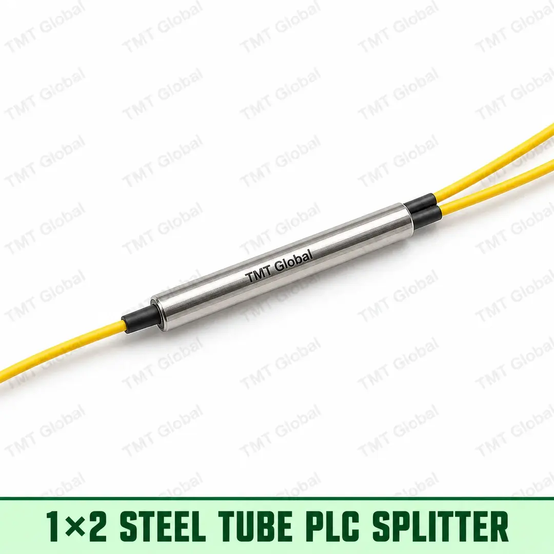 69144-1x2-Steel-Tube-Blockless-PLC-Splitter 1x2 steel tube blockless PLC splitter, TMT Global