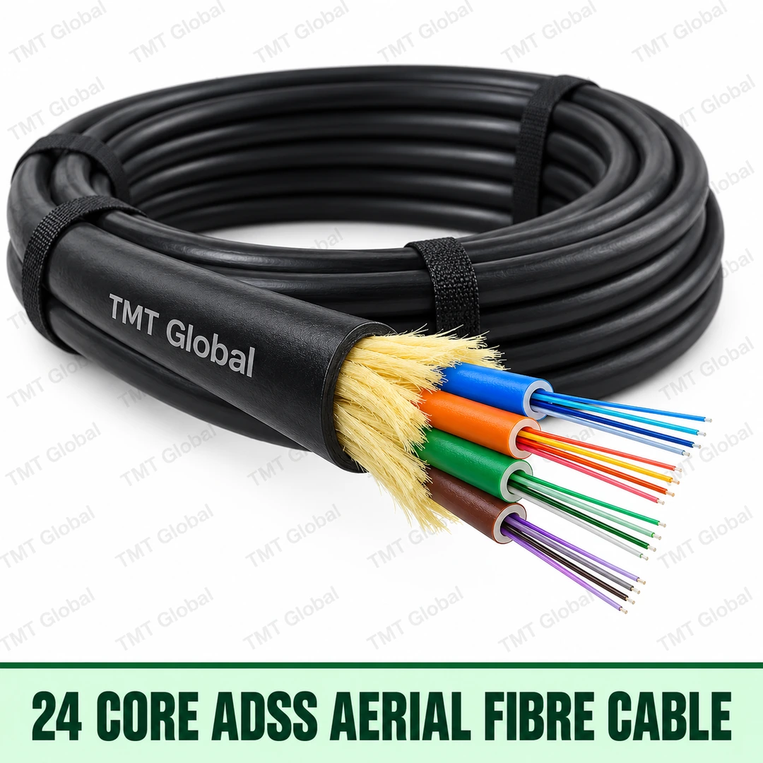 69210-24-Core-OS2-ADSS-Aerial-Fibre-Cable 24-core OS2 ADSS aerial self-supporting fibre cable, TMT Global