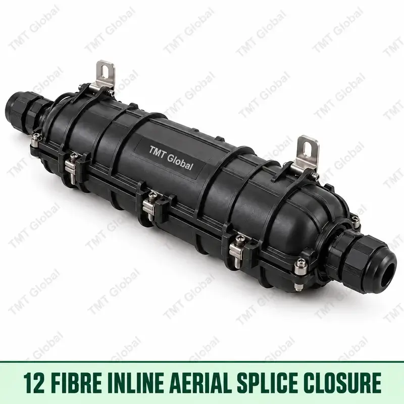 12-fibre inline aerial splice closure, TMT Global