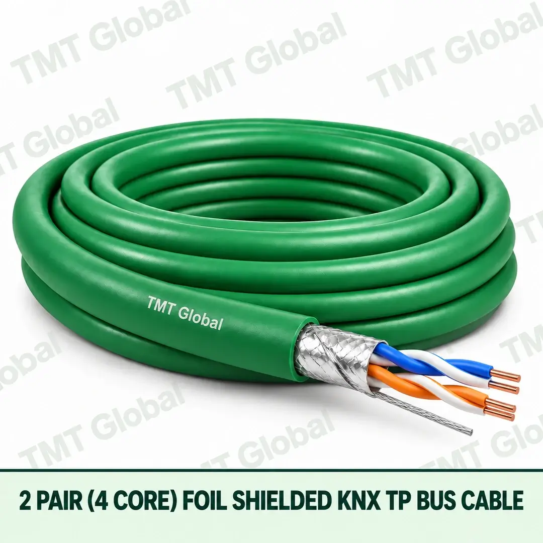 TMT-GLOBAL-0420BPSRN-KX-2-Pair-4-Core-Foil-Shielded-KNX-TP-Bus-Cable-1080x1080 TMT Global 2 pair 4 core foil shielded KNX TP bus cable with drain wire.