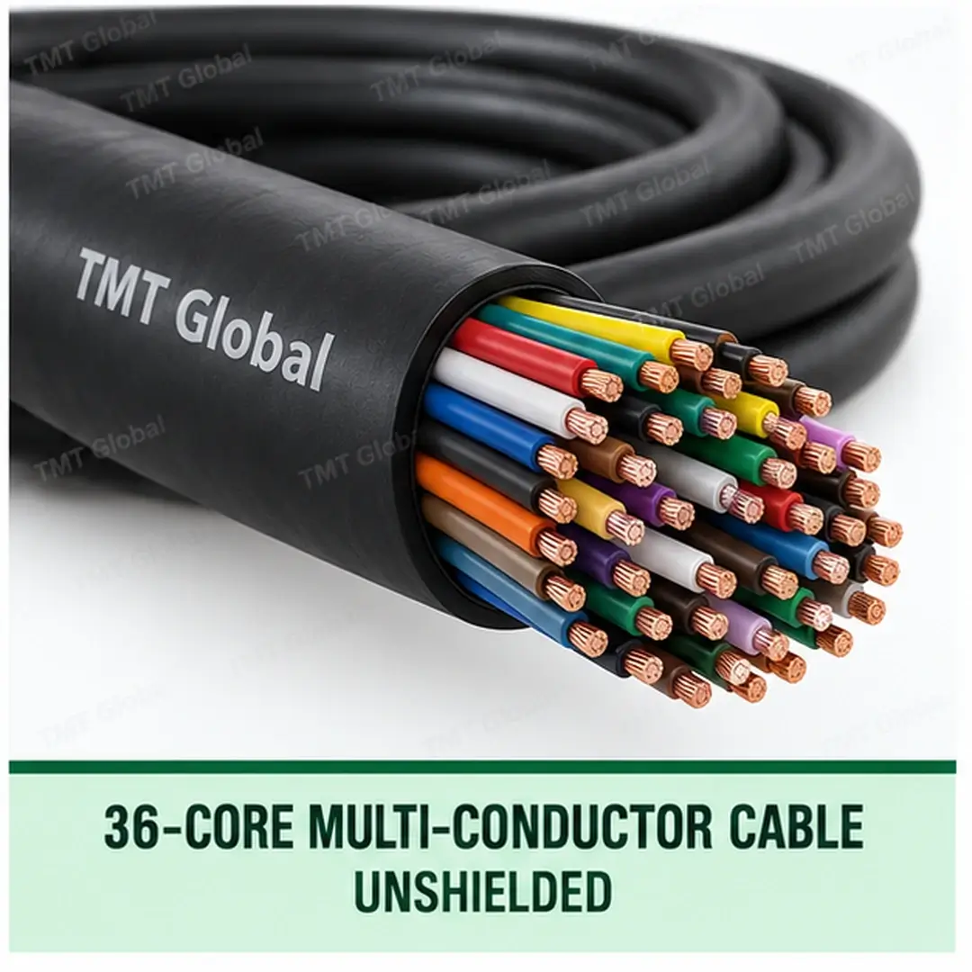 TMT-GLOBAL-MC-36C-U-36-Core-Unshielded-Multi-Conductor-Cable-1080x1080 TMT Global 36 core unshielded multi-conductor cable, with 36 individually insulated copper conductors.