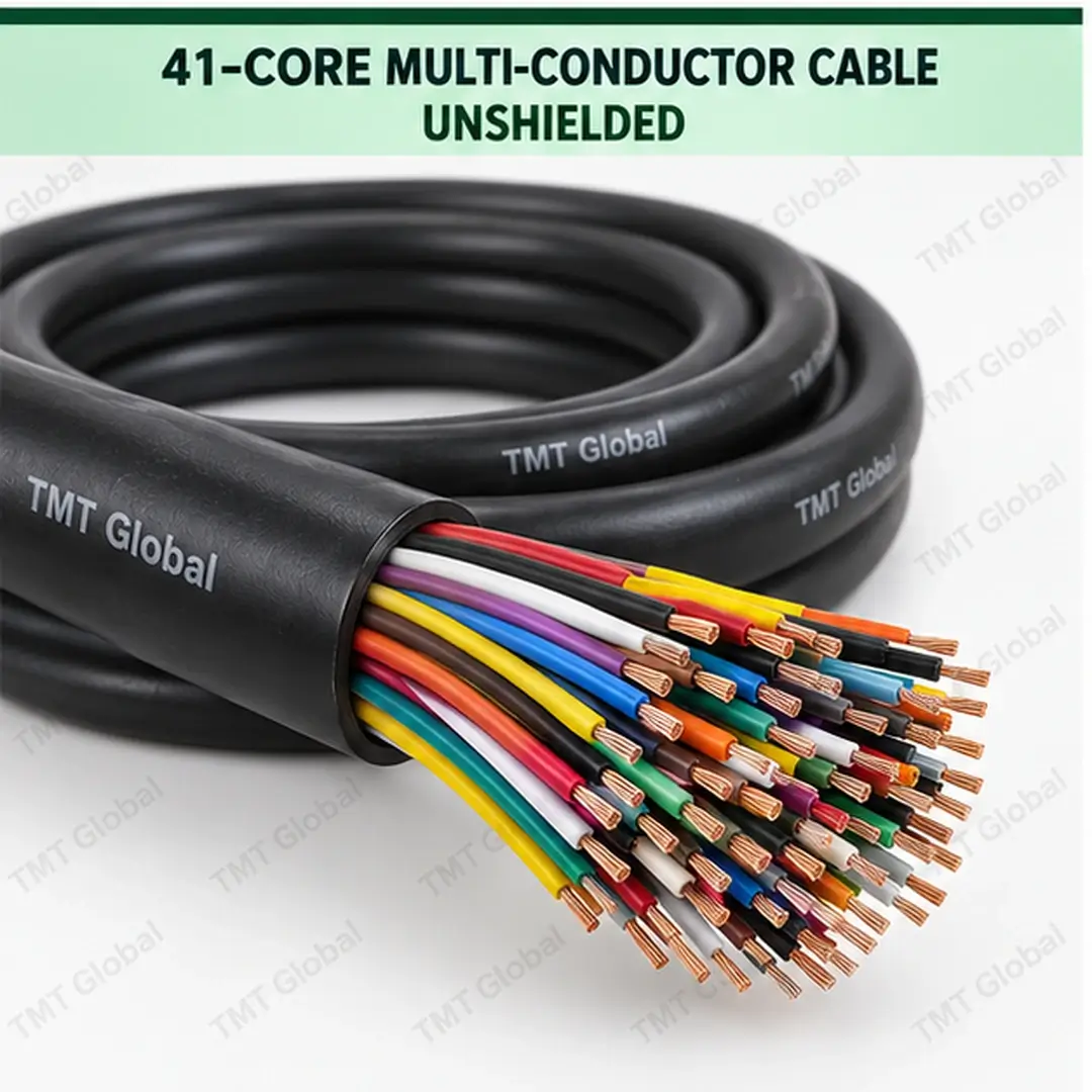 TMT-GLOBAL-MC-41C-U-41-Core-Unshielded-Multi-Conductor-Cable-1080x1080 TMT Global 41 core unshielded multi-conductor cable, with 41 individually insulated copper conductors.