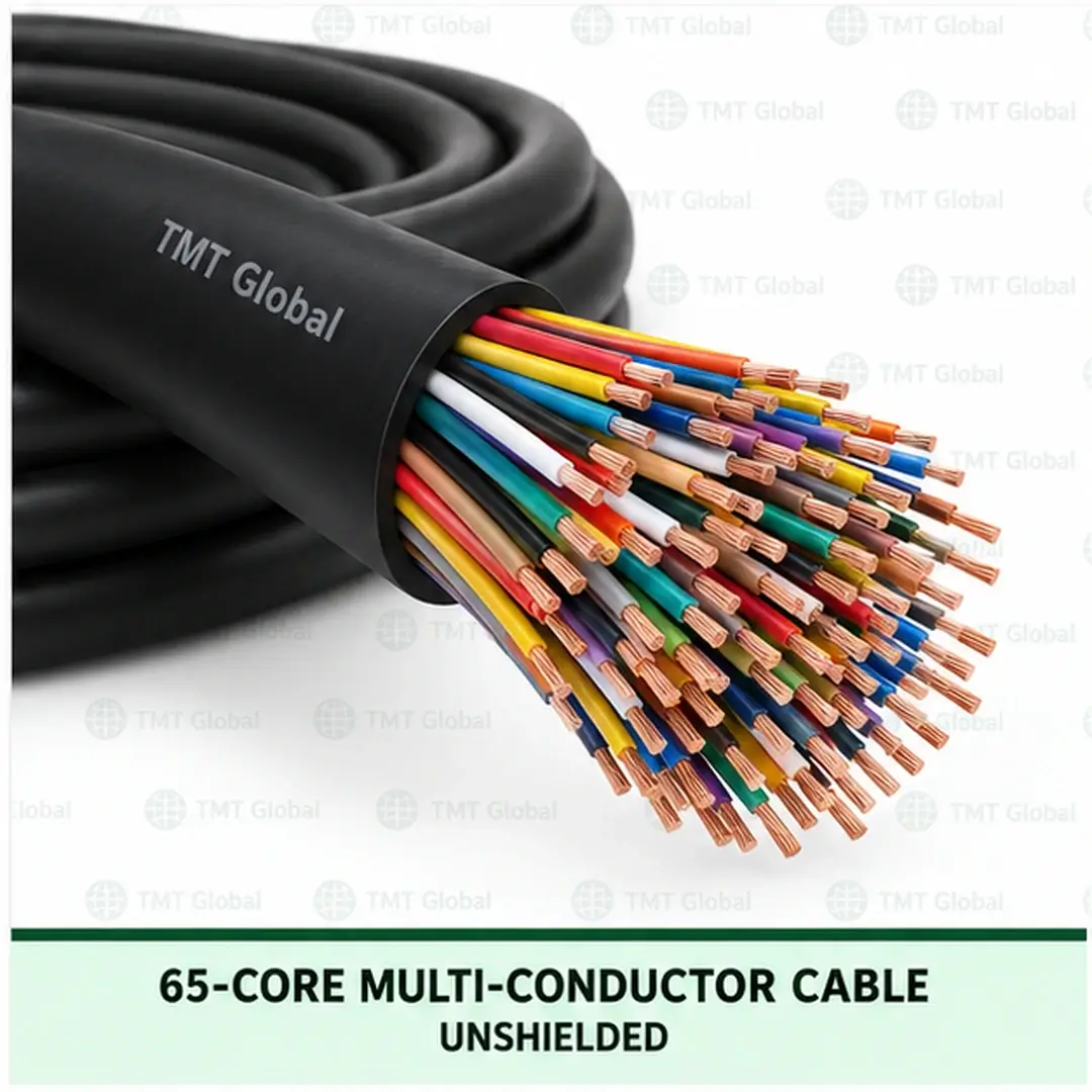 TMT-GLOBAL-MC-65C-U-65-Core-Unshielded-Multi-Conductor-Cable-1080x1080 TMT Global 65 core unshielded multi-conductor cable, with 65 individually insulated copper conductors.