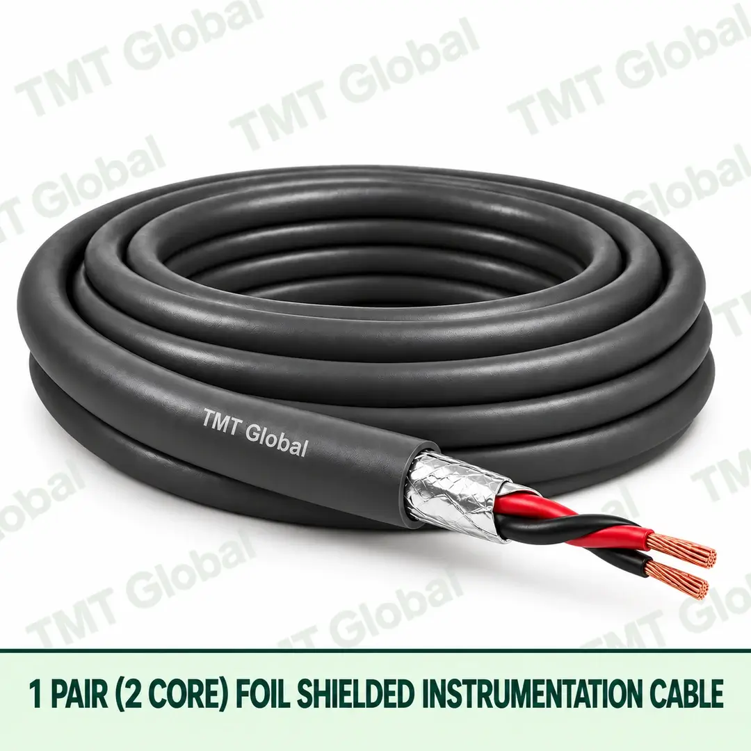 TMT-GLOBAL-P01S-MC-1-Pair-2-Core-Foil-Shielded-Instrumentation-Cable-1080x1080 TMT Global 1 pair 2 core foil shielded instrumentation cable, with twisted pairs visible