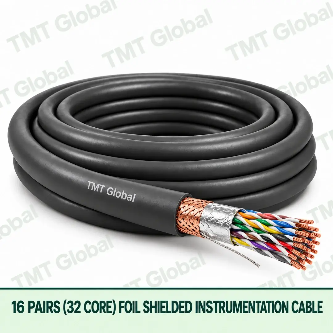 TMT-GLOBAL-P16S-MC-16-Pairs-32-Core-Foil-Shielded-Instrumentation-Cable-1080x1080 TMT Global 16 pair 32 core foil shielded instrumentation cable, with twisted pairs visible